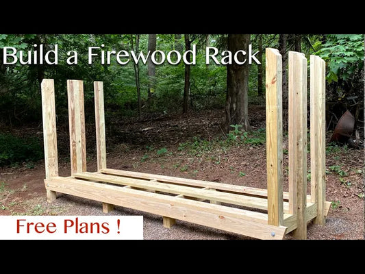 Build a Double Sided Log Rack