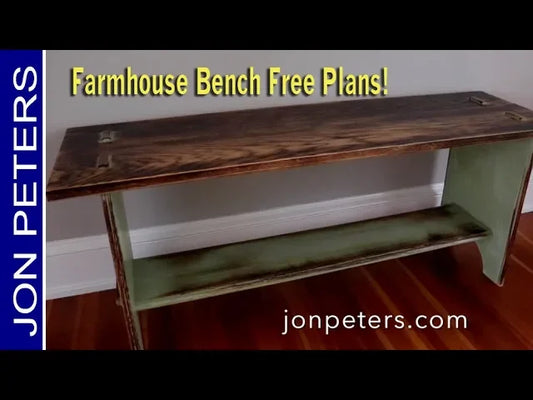 Make A Rustic Bench – Free Design Plans