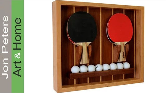 Make a Custom Ping Pong Paddle & Ball Holder – Design Plans