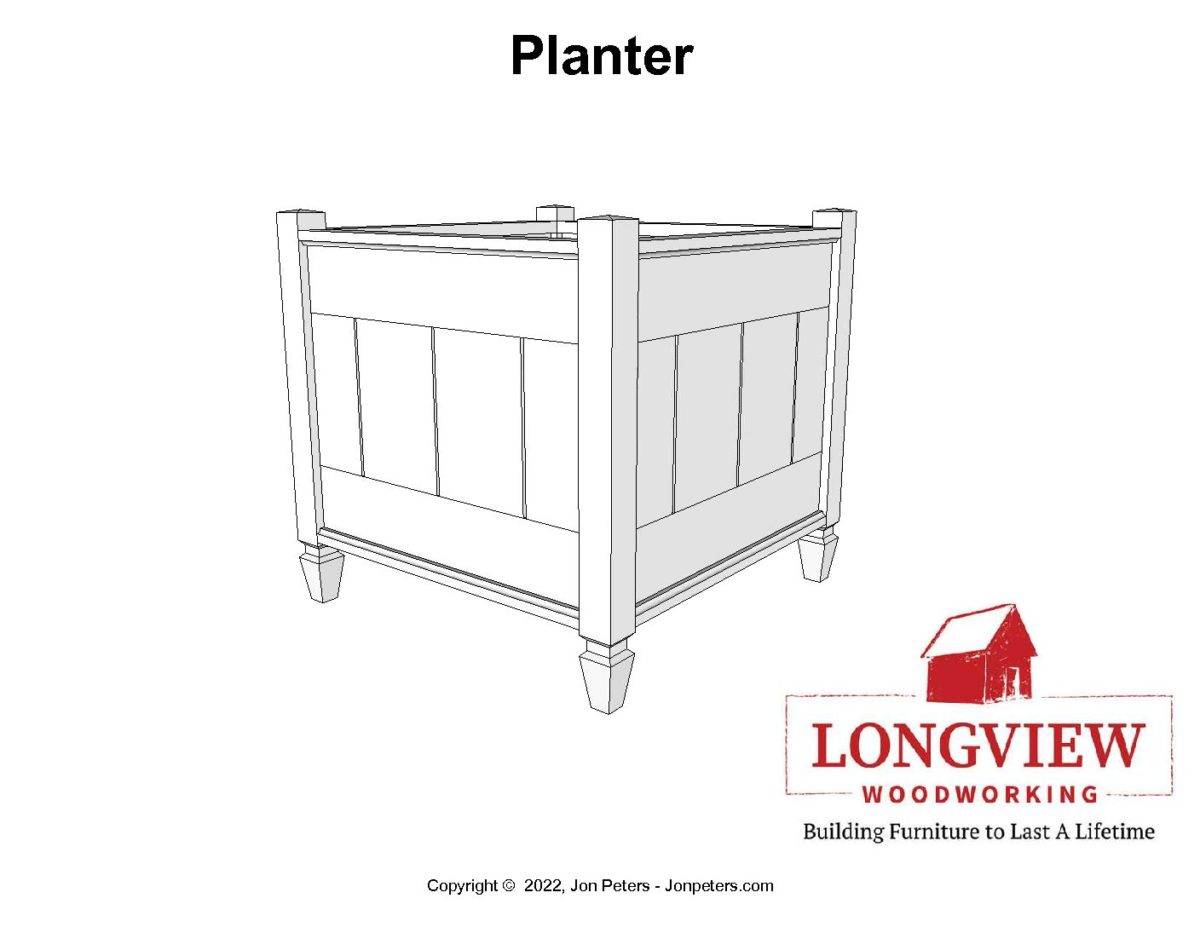 wood box planters plans Outdoor Planter Box Design Plans – Jon Peters
