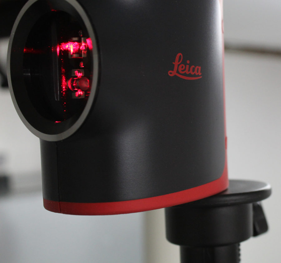 The Leica laser level makes this an easy installation
