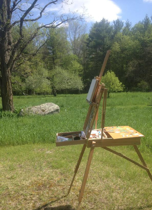 Spent the weekend painting in the Berkshires with artist Francis Cunningham