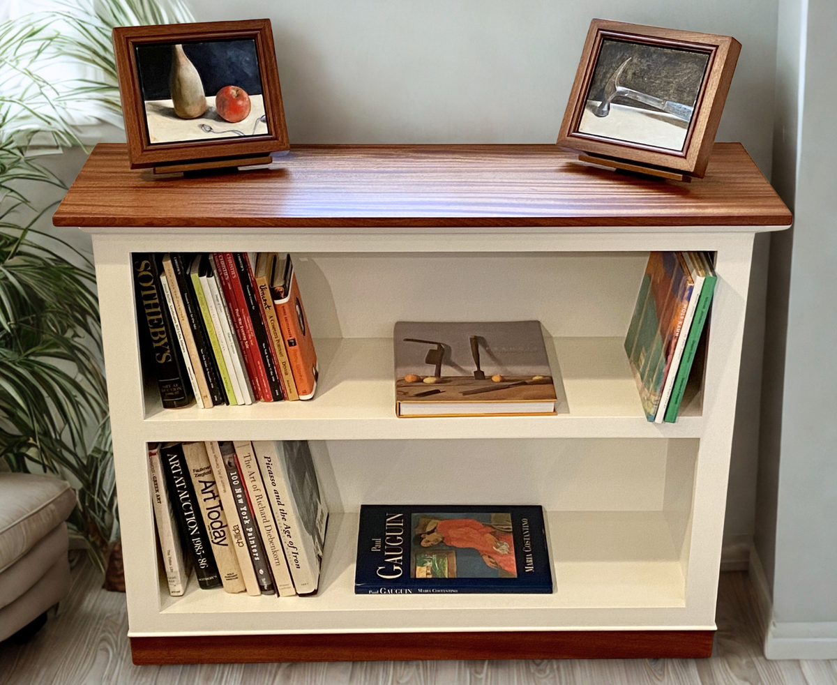 Painted Bookcase with Classic Lines