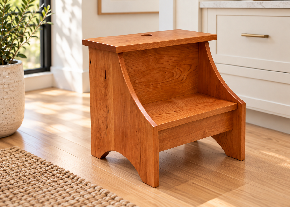 Build a Cherry Stepstool — A Great Weekend Woodworking Project