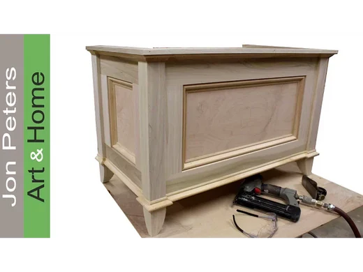 Build a Blanket Chest / Toy Chest – DESIGN PLANS