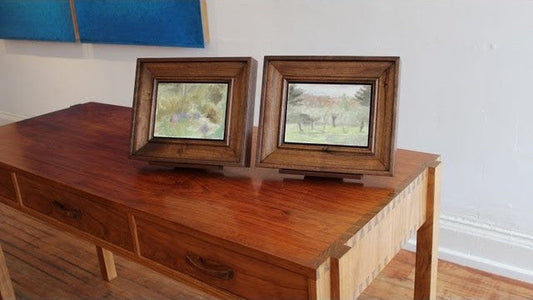 Make wooden picture frame out of solid Walnut