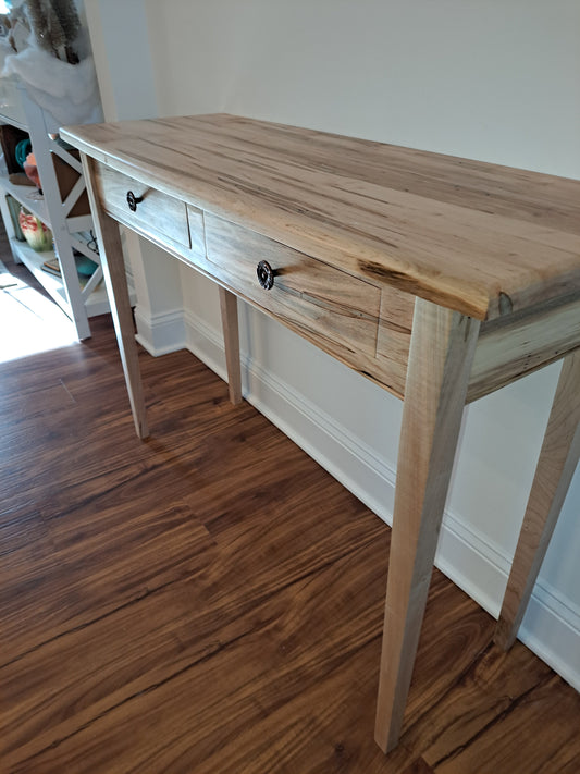 Mike's Cherry Table for His Son: Built with Spalted Maple for Xmas