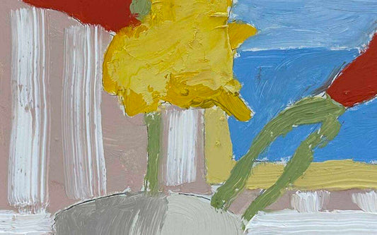 Lesson #6: Kitchen View with Flowers Oil Painting