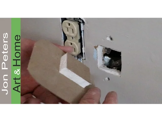 Simple Sheetrock Repair -How to Make a Blow Out Patch
