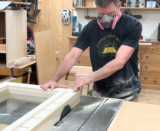 Trimming The Sauna Door