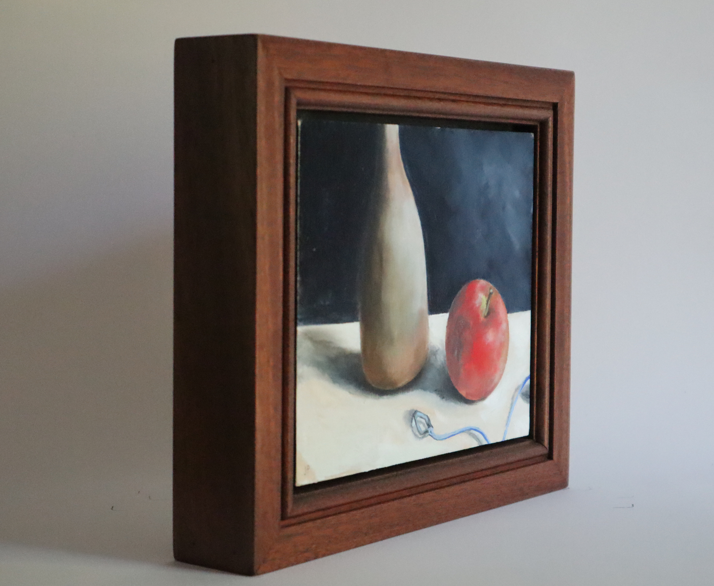 Still Life with Chalk Line Oil on Panel