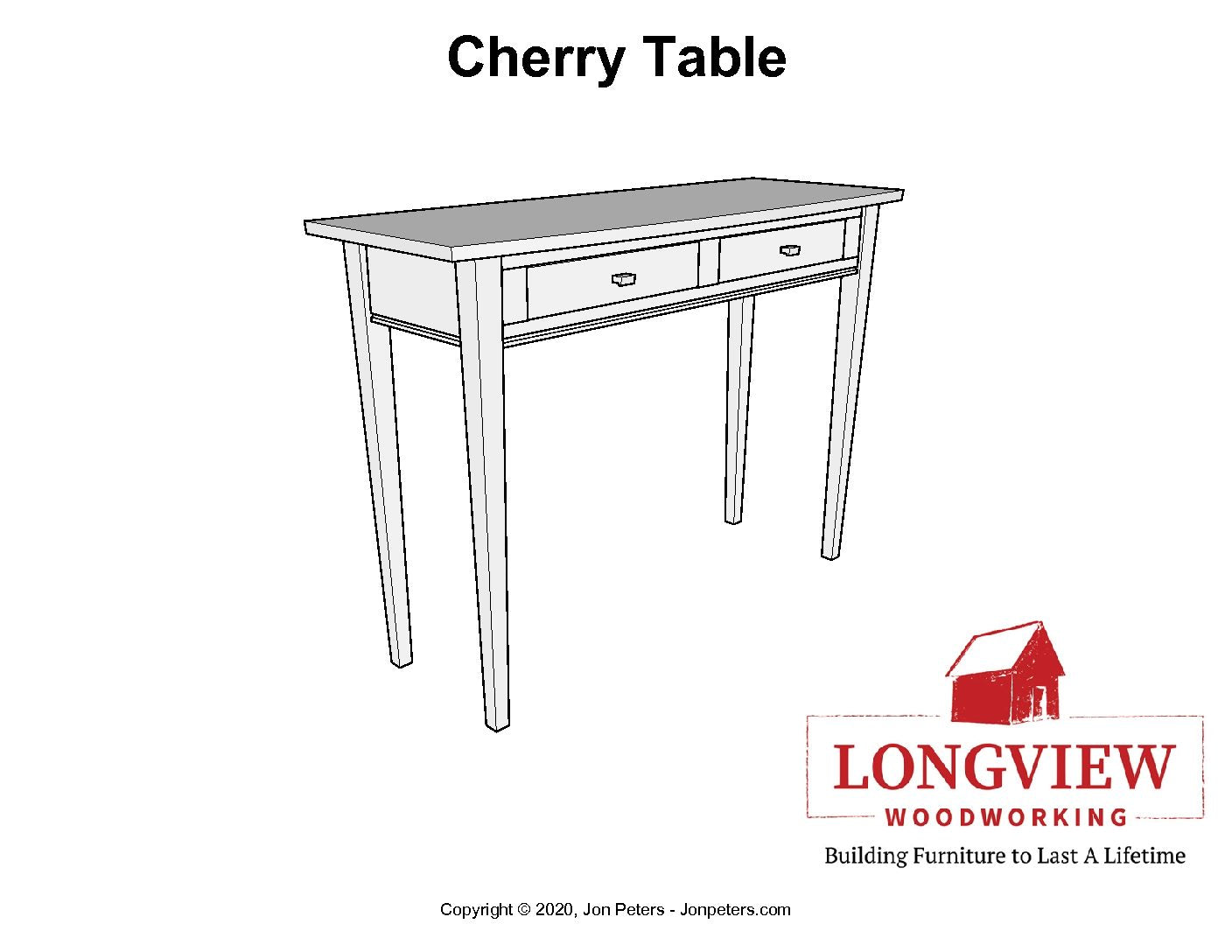 Matching Cherry Table Set