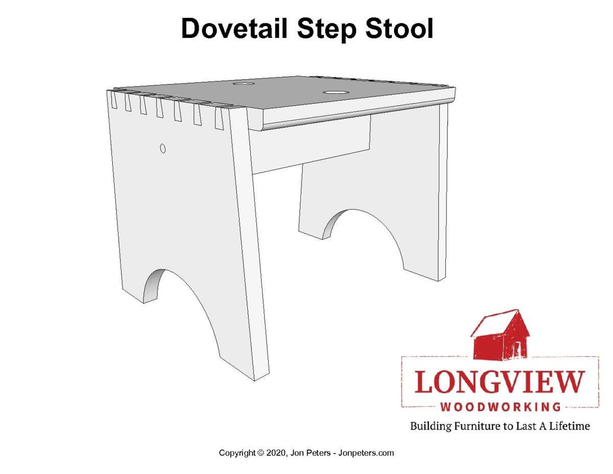 Dovetail Step Stool Design Plans