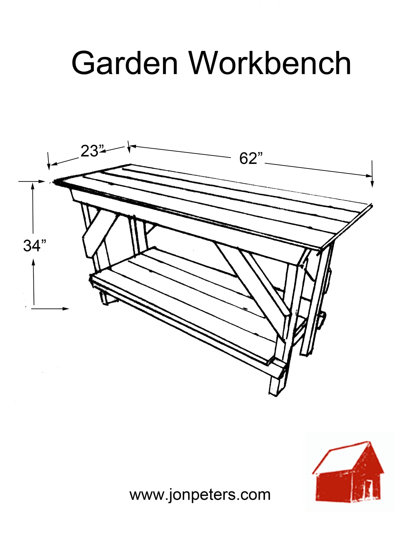 Garden Work Bench Free Plans