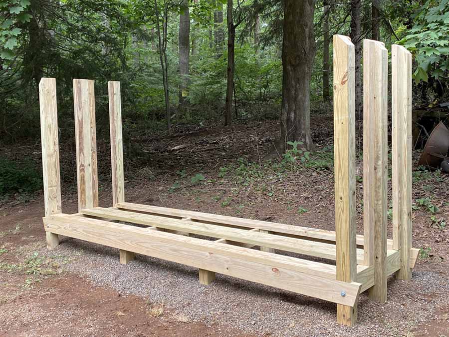Double Sided Log Rack Plan – Jon Peters