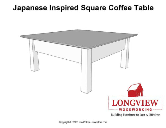 Japanese Coffee Table Design Plans