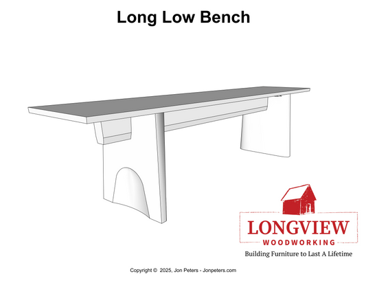 Long Low Bench