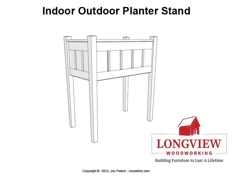 Indoor/Outdoor Planter Stand Design Plans