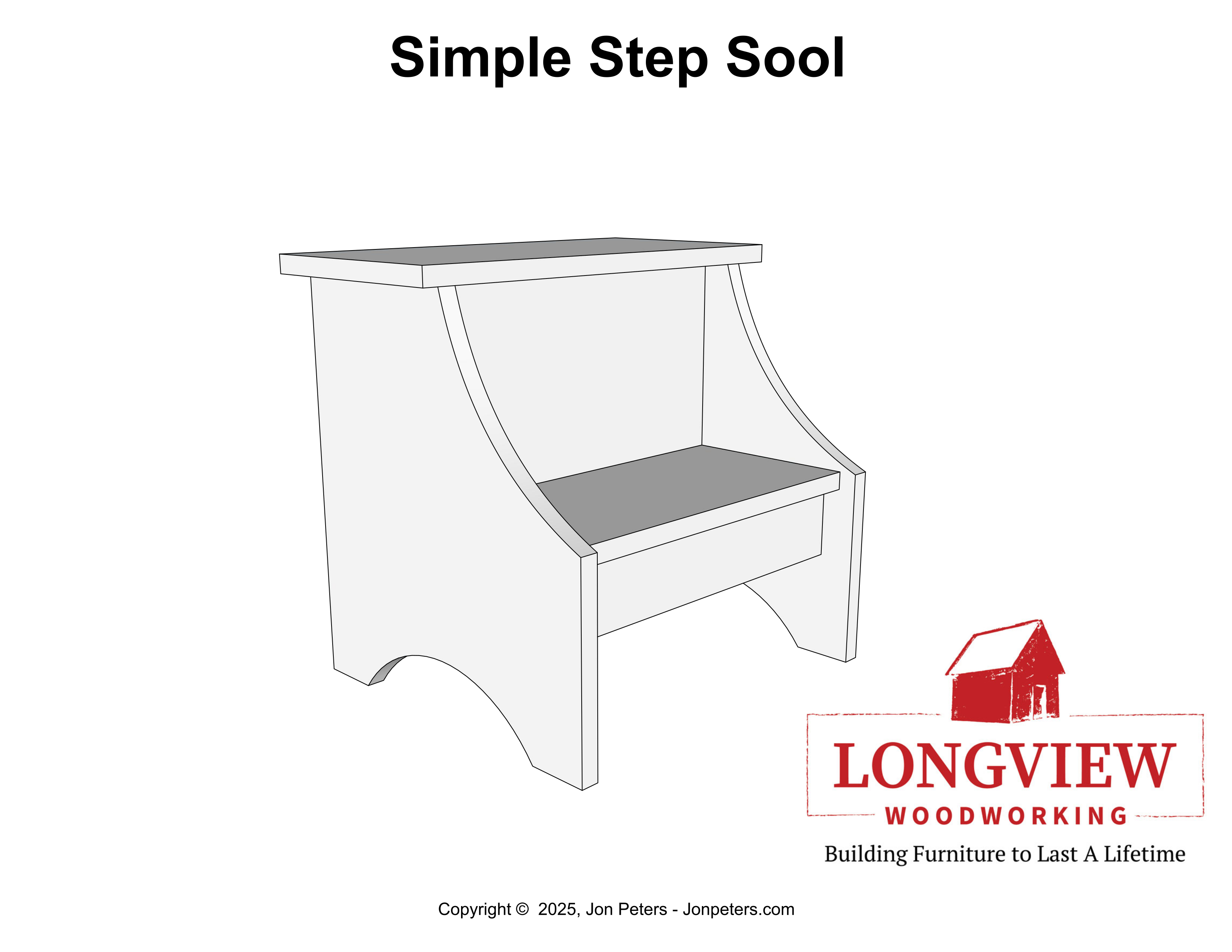 Simple Step Stool Plan – Jon Peters