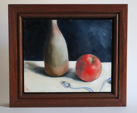 Still Life with Chalk Line Oil on Panel
