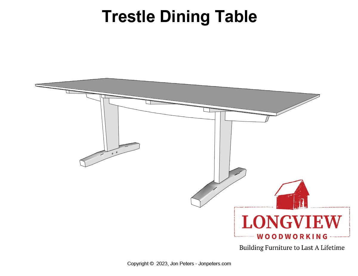 Trestle Dining Table Design Plans