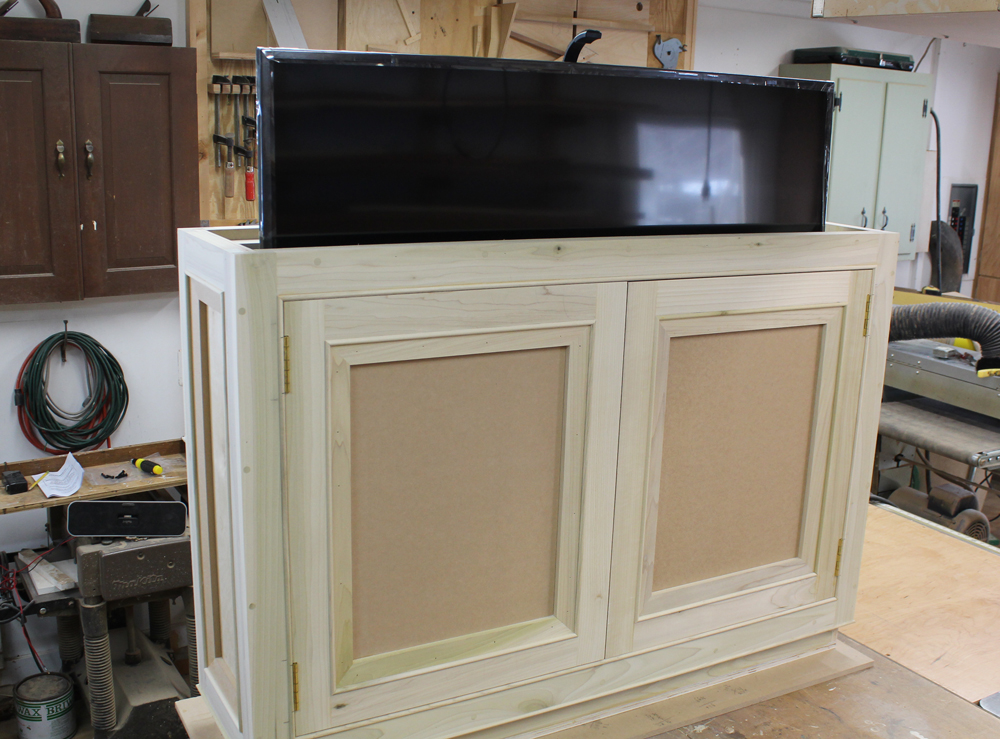 How to Build a TV Lift Cabinet - Design Plans | Jon Peters ...