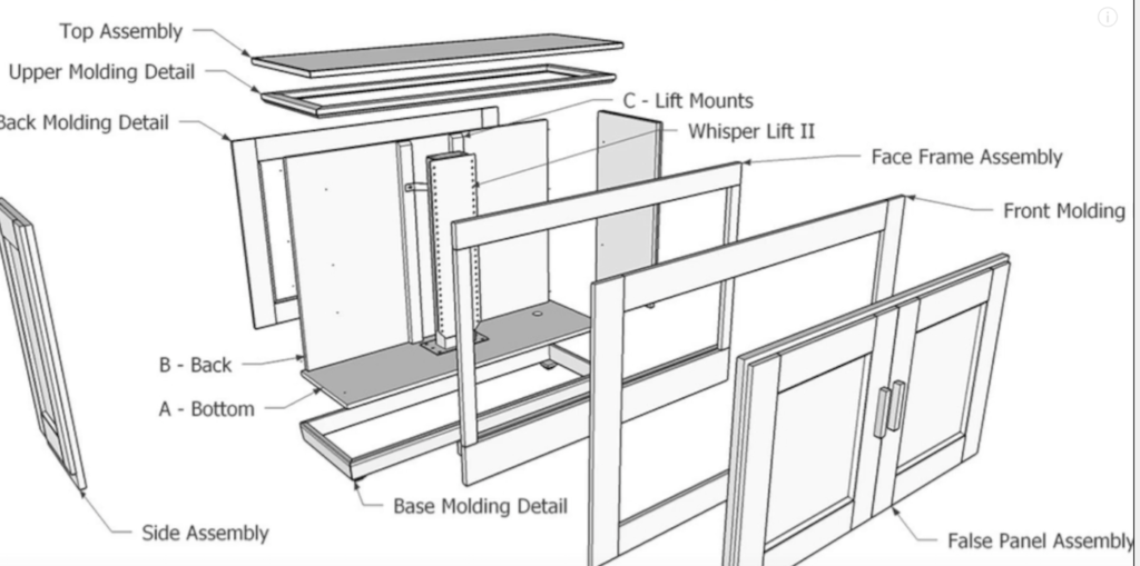 TV Lift Cabinet SHORT – Free Design Plans Jon Peters Art ...