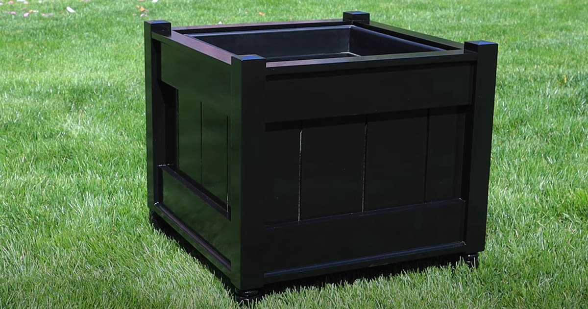 Build A Garden Planter Box Finished