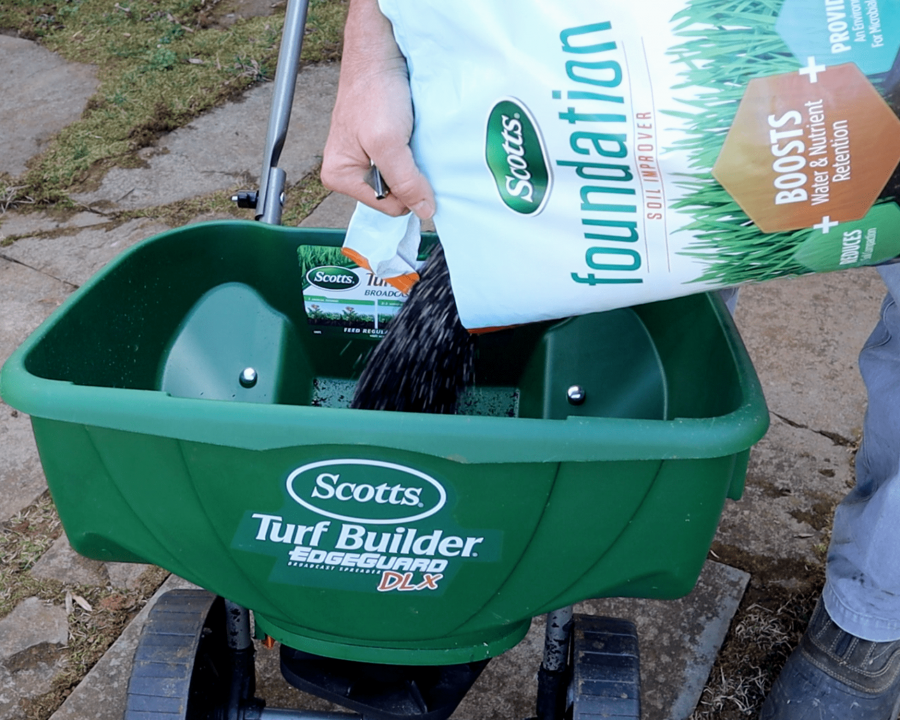 Spring Lawn Prep with Scott’s new Foundation Soil Improver