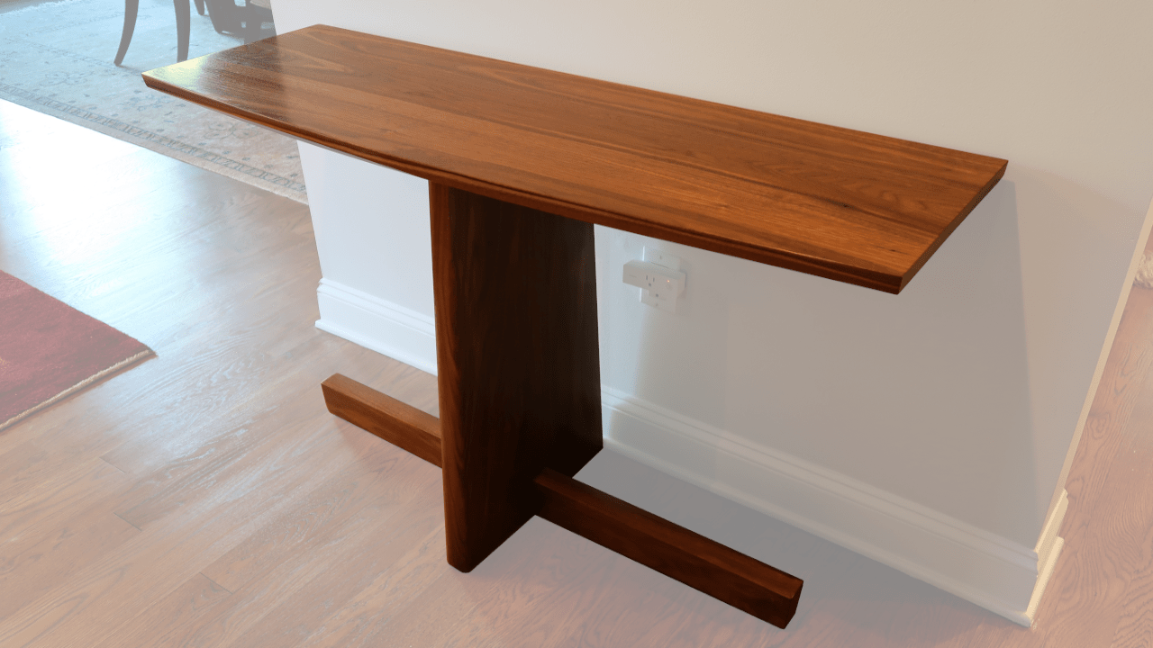 Table Build: George Nakashima Inspired Entry Table | Longview